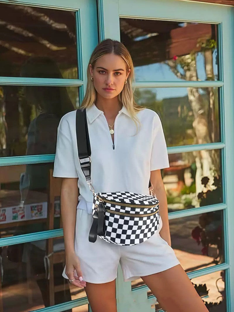 Checkered Bum Bag