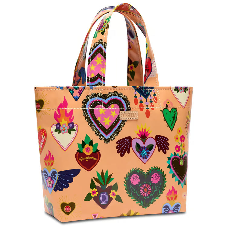 Peach Mini Grab 'N' Go Tote