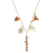Longhorns Charm Necklace