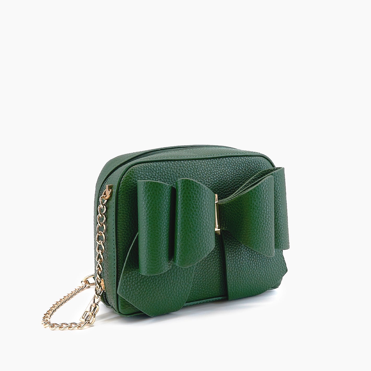 Chloe Green Mini Bow Crossbody