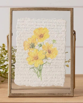 Gold Frames - Yellow Flowers