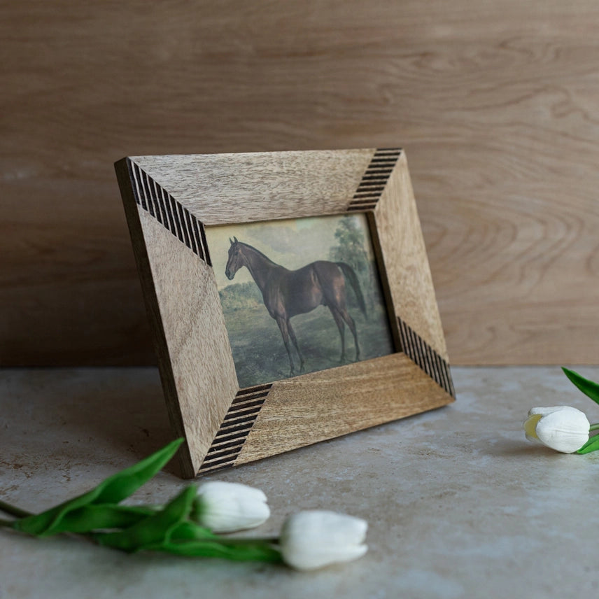 Coleson Striped 5x7 Picture Frame