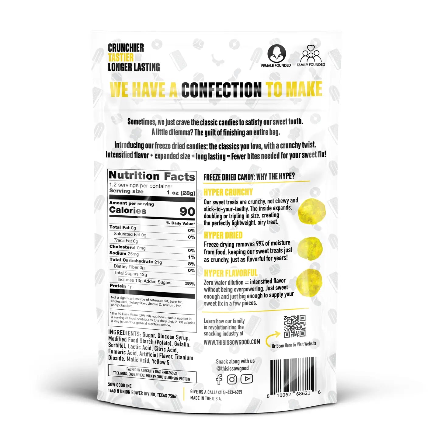 Freeze Dried Lemon Puffs