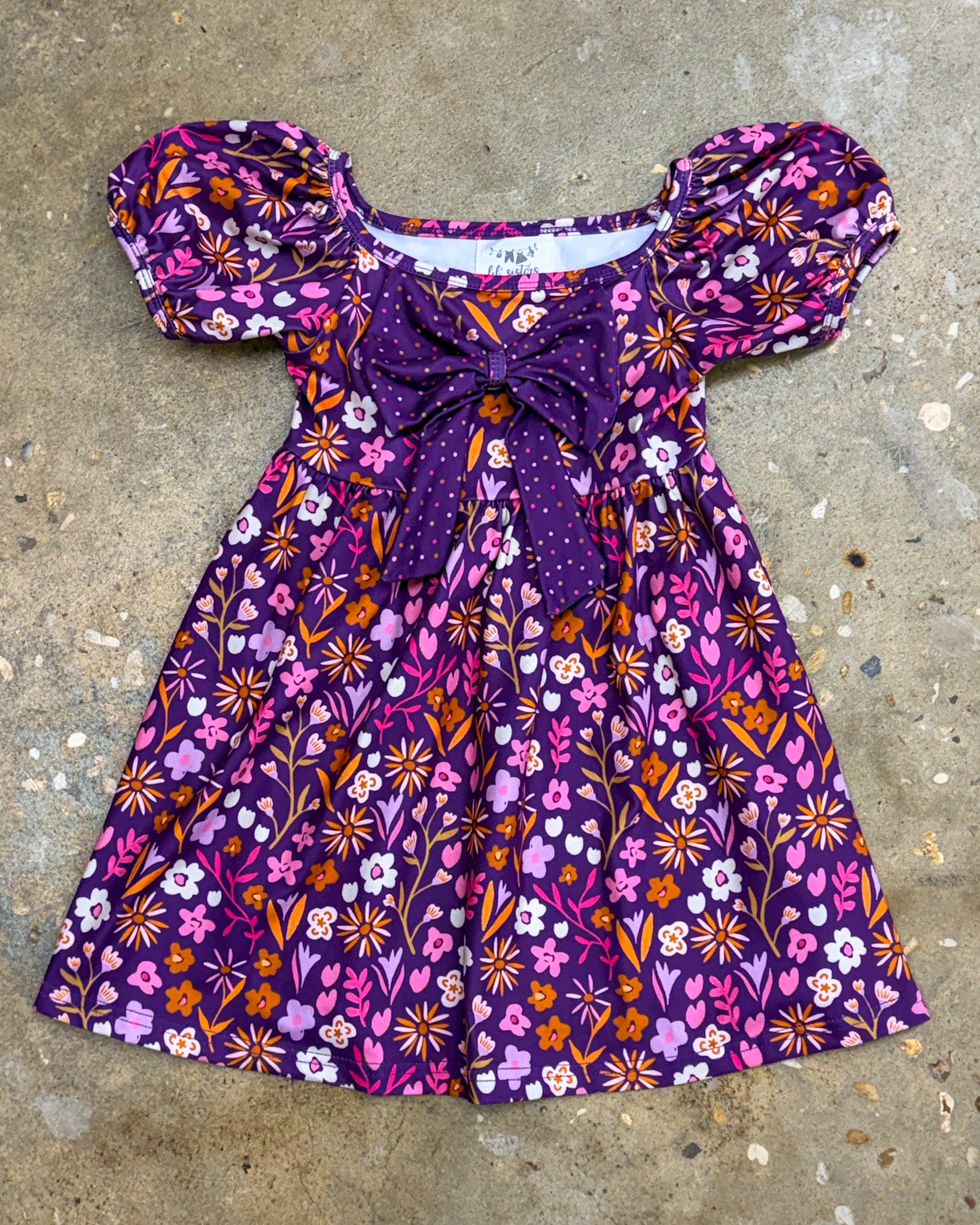 Pretty & Plum Bow Dress