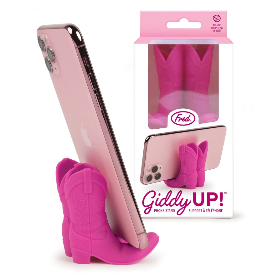 Giddy Up Pink Phone Stand