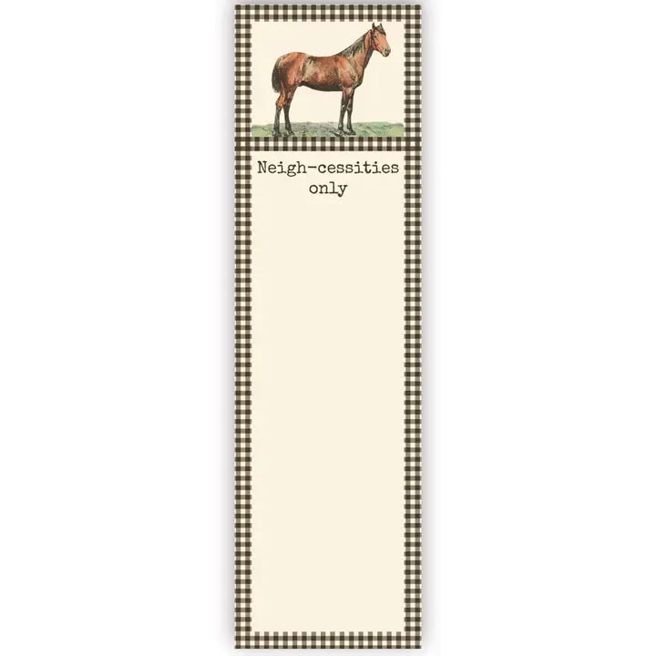 Neighcessities Only List Pad