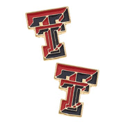 Red Raiders Enamel Studs