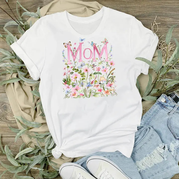 Wild Flowers Mom Tee