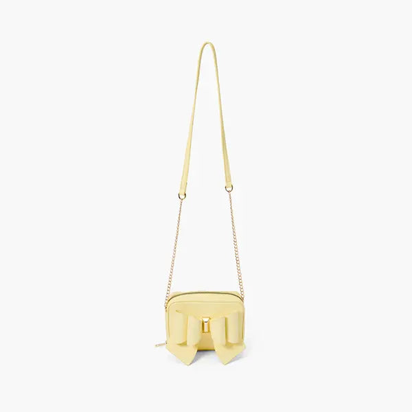 Chloe Yellow Mini Bow Crossbody