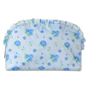 Blue Floral Cosmetic Bag