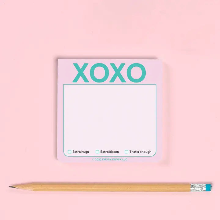 XOXO Sticky Notes