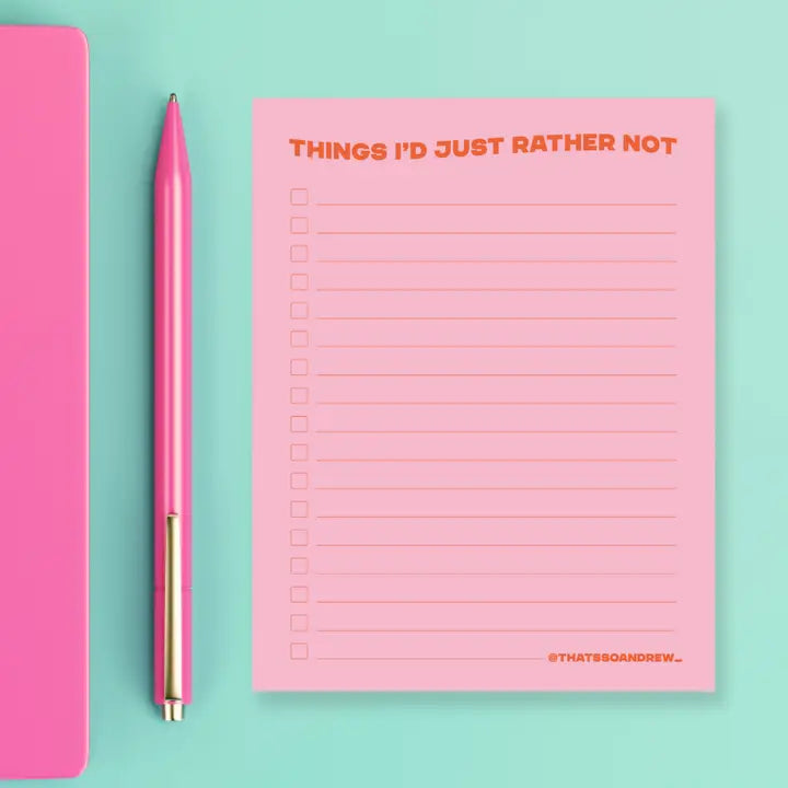 Things I'd Rather Not Notepad