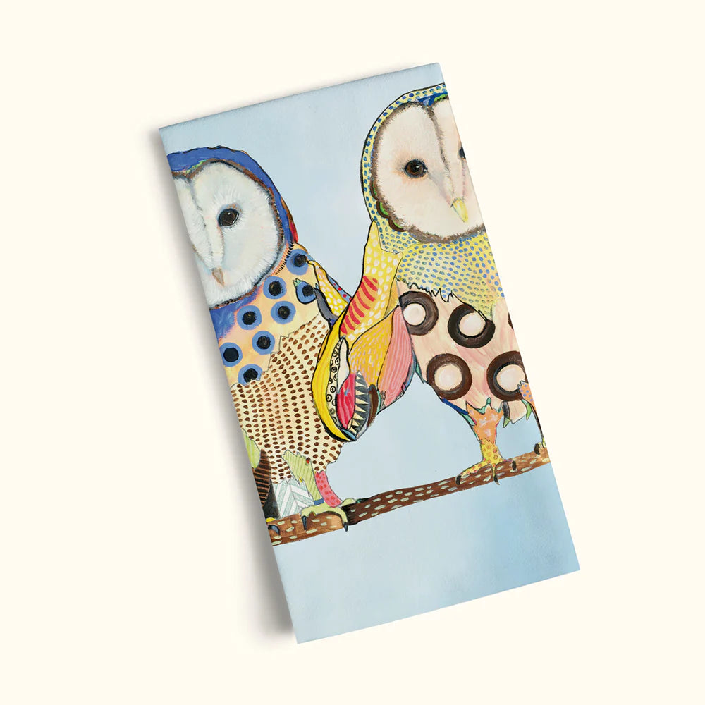 Owl Love Cotton Tea Towel