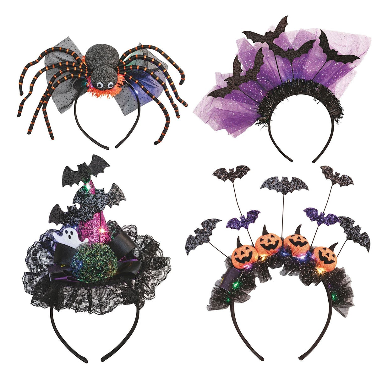 Halloween Light-Up Headbands