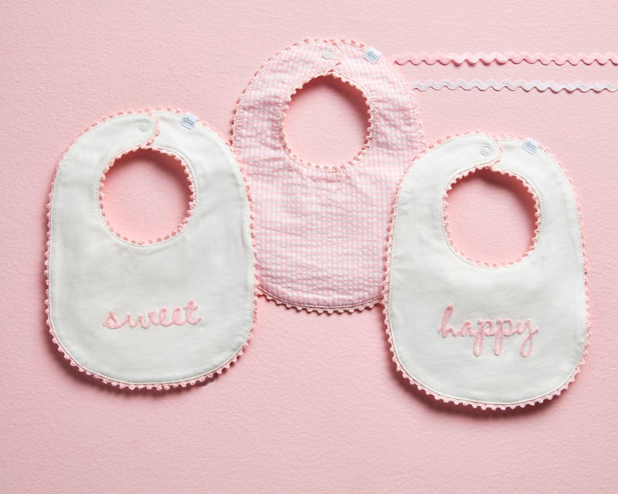 Chainstitch Pink Bibs