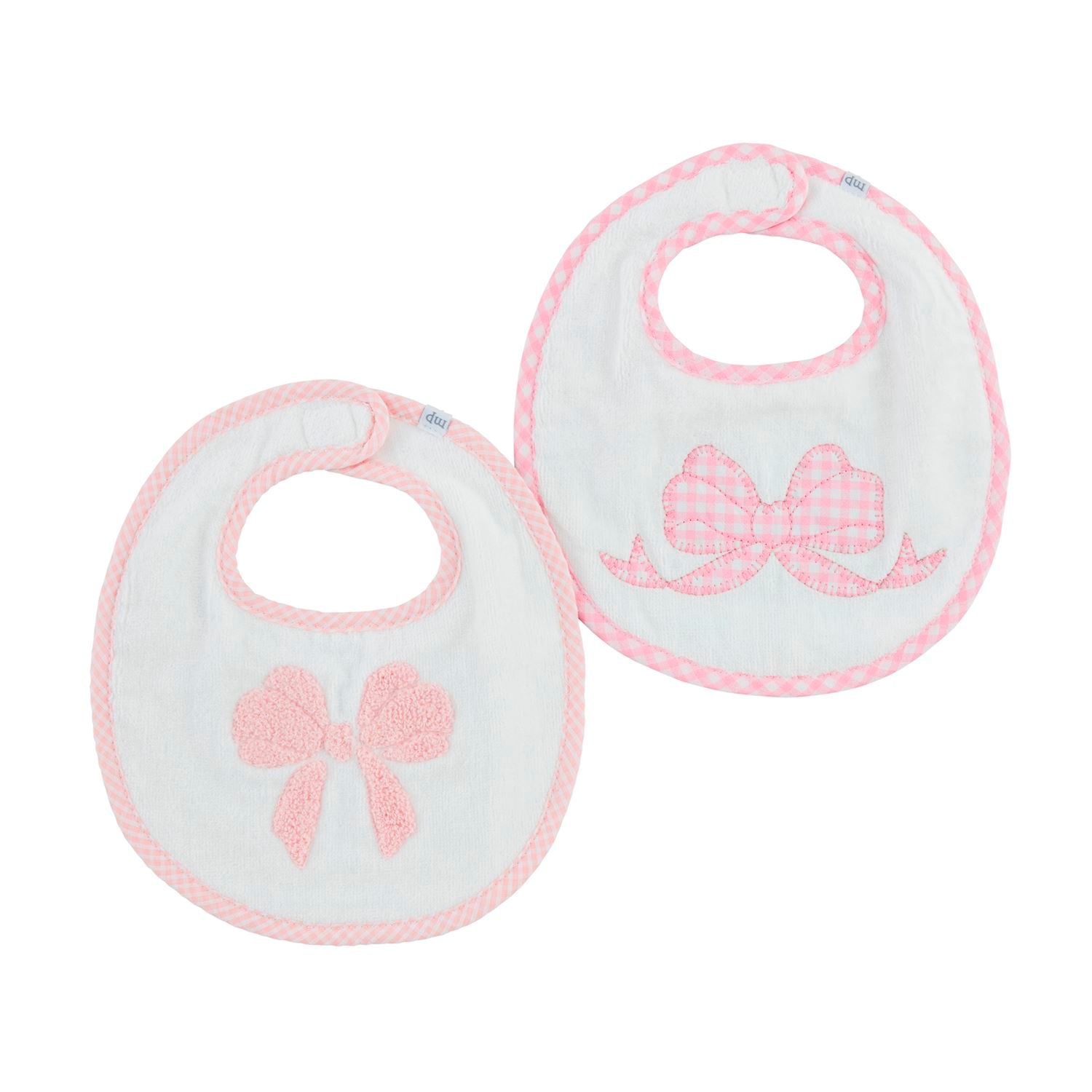 Pink Bow Bib