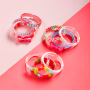 Girly Acrylic Bangle Set