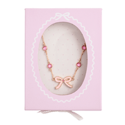 Bow Rhinestone Necklace