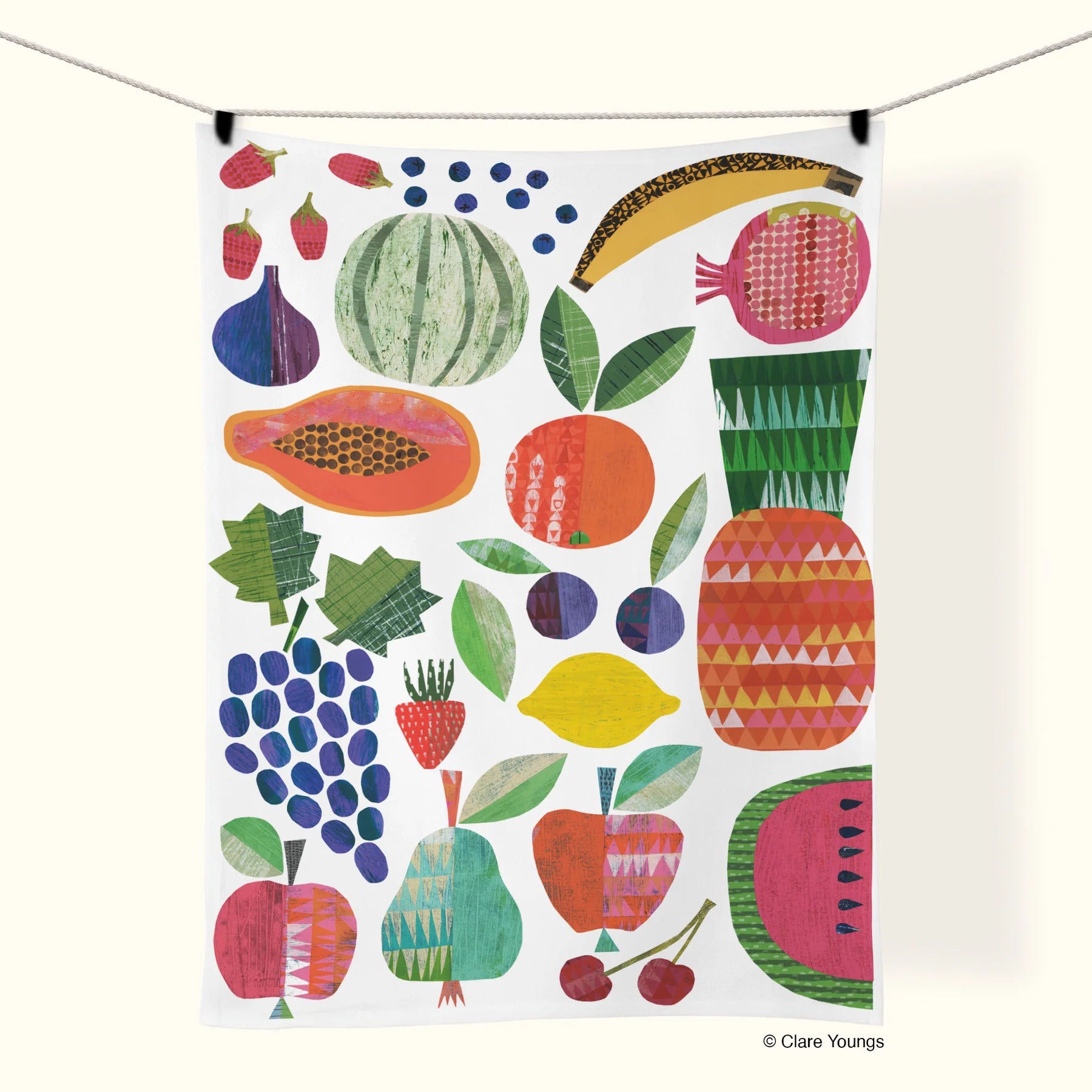 Fruit Stand Tea Towel