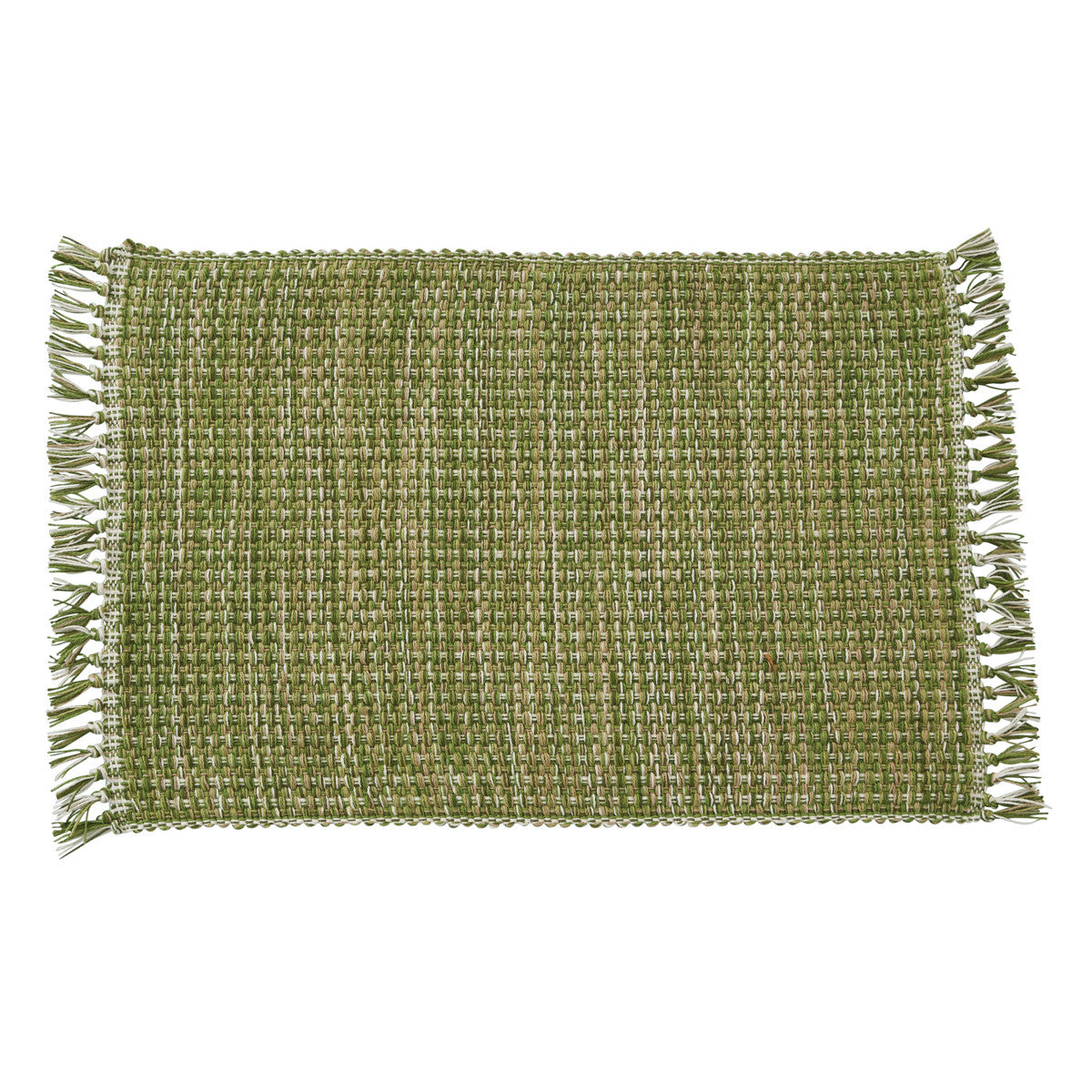 Basketweave Placemat- Evergreen