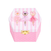 Three Ballerinas Musical Jewelry Box
