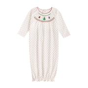 Christmas Smocked Gown