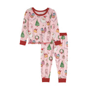 Pink Christmas Pj Set