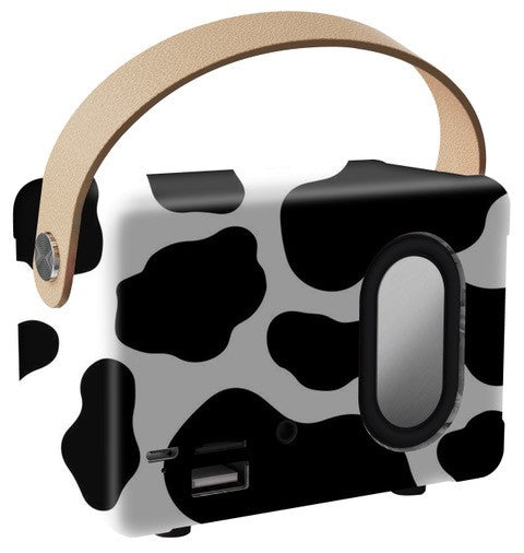 Cow Print Vintage Speaker
