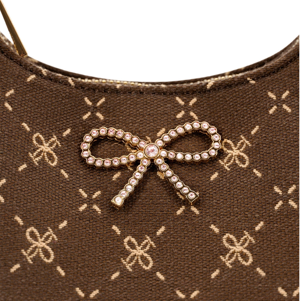 Gigi Brown Bow Bag