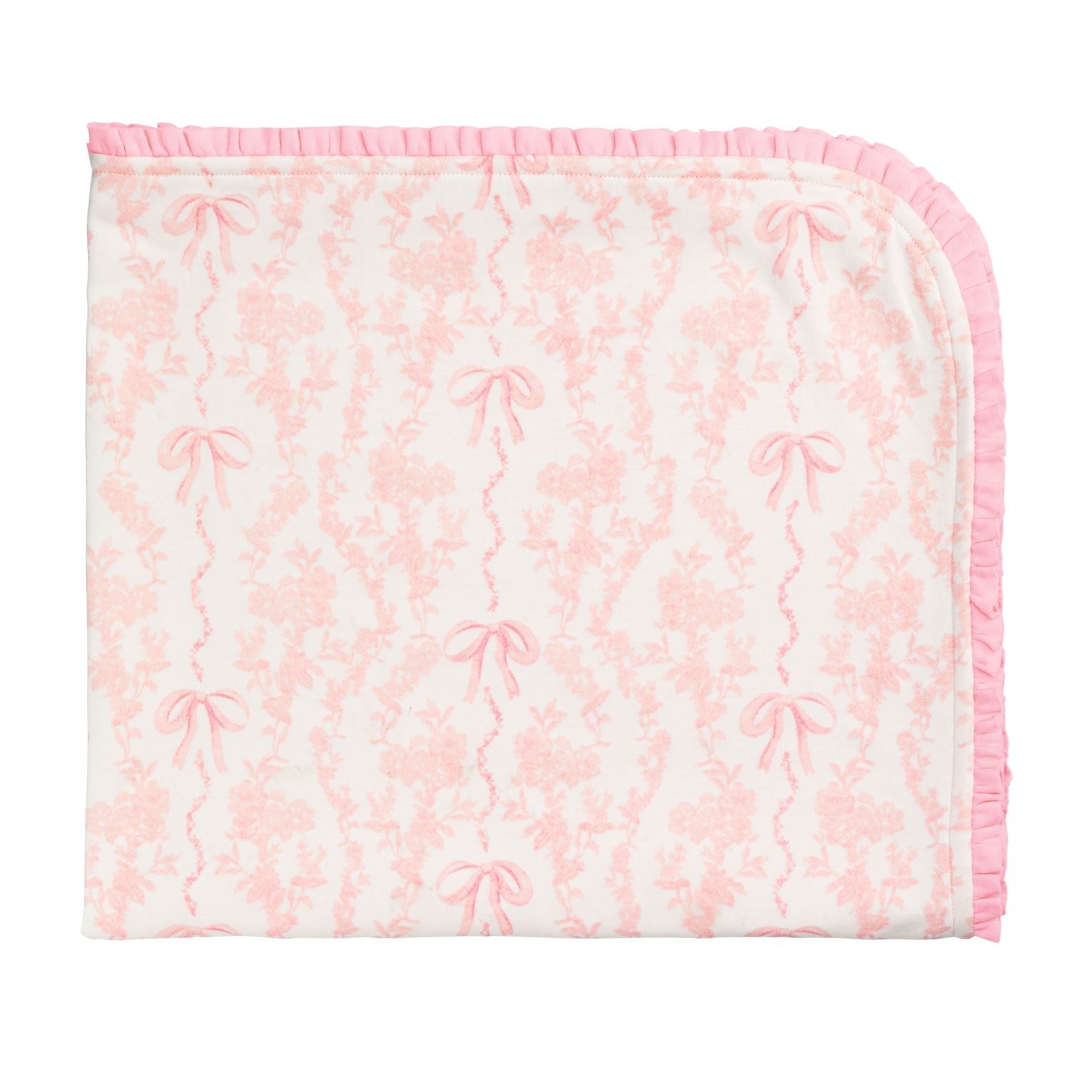 Toile Bow Arrival Blanket