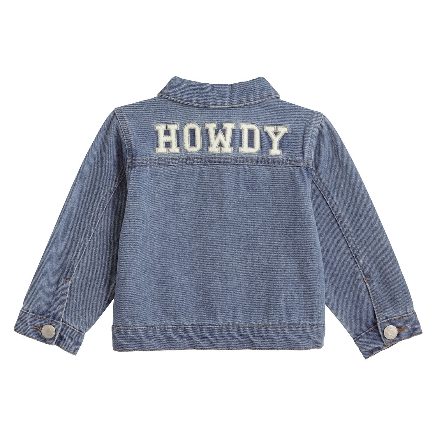 Western Denim Patch Jacket