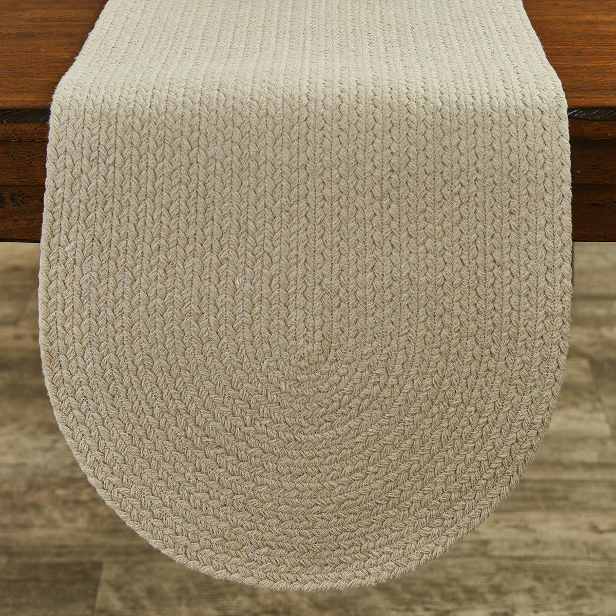 Essex Table Runner 54"L - Pebble