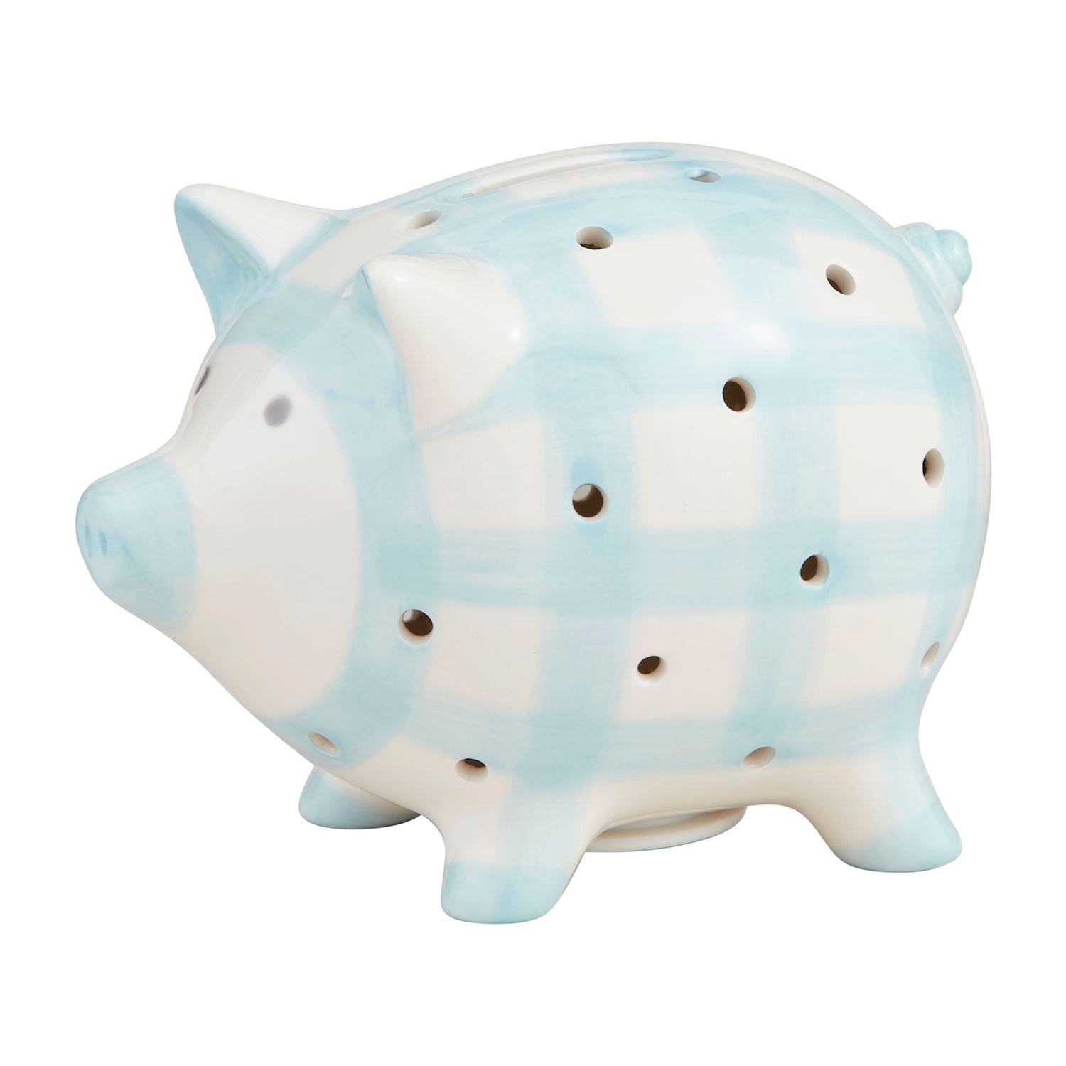 Blue Light Up Piggy Bank