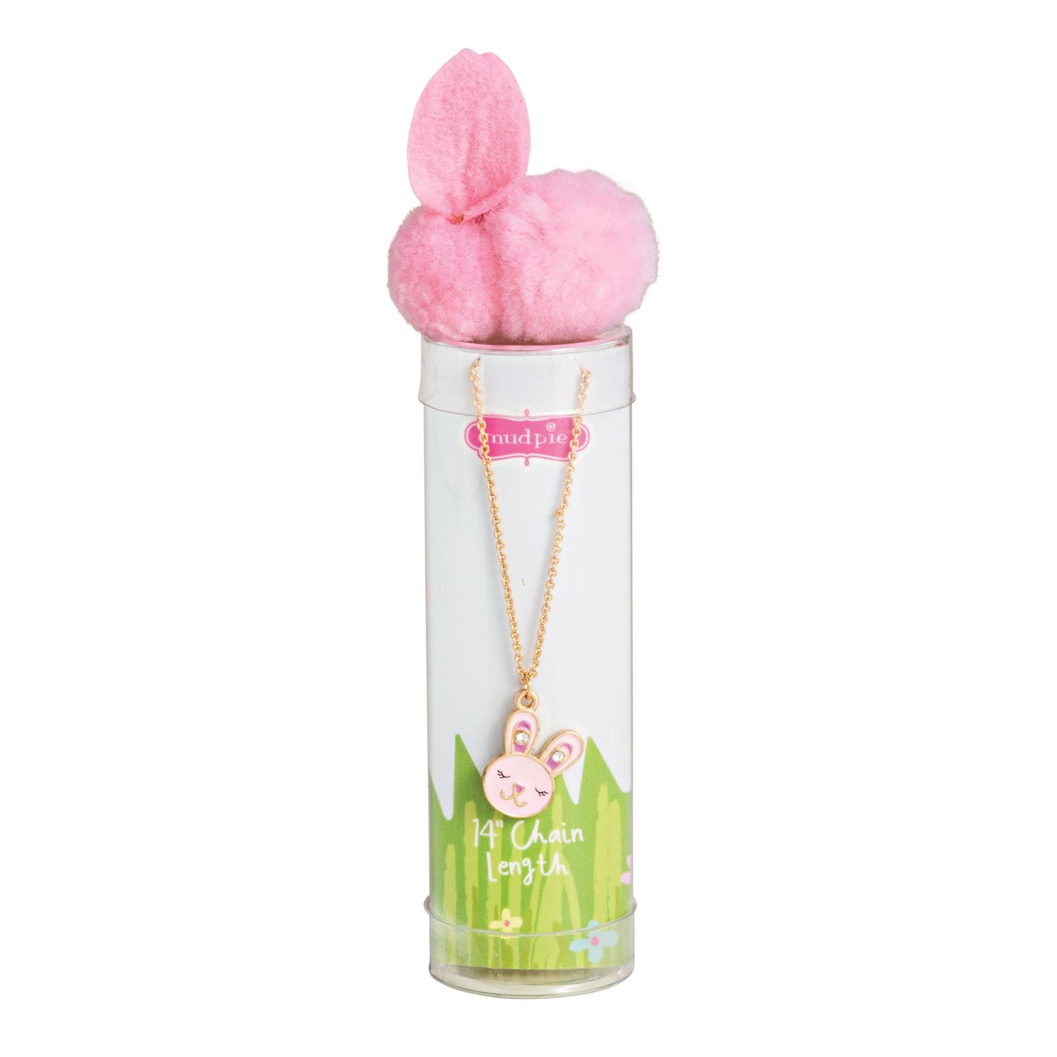 Pink Easter Bunny Necklace