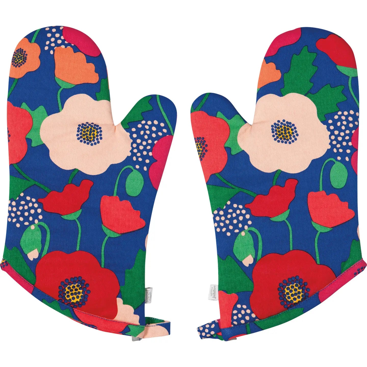Poppy Oven Mitt Set