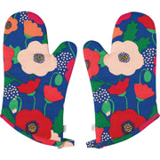 Poppy Oven Mitt Set