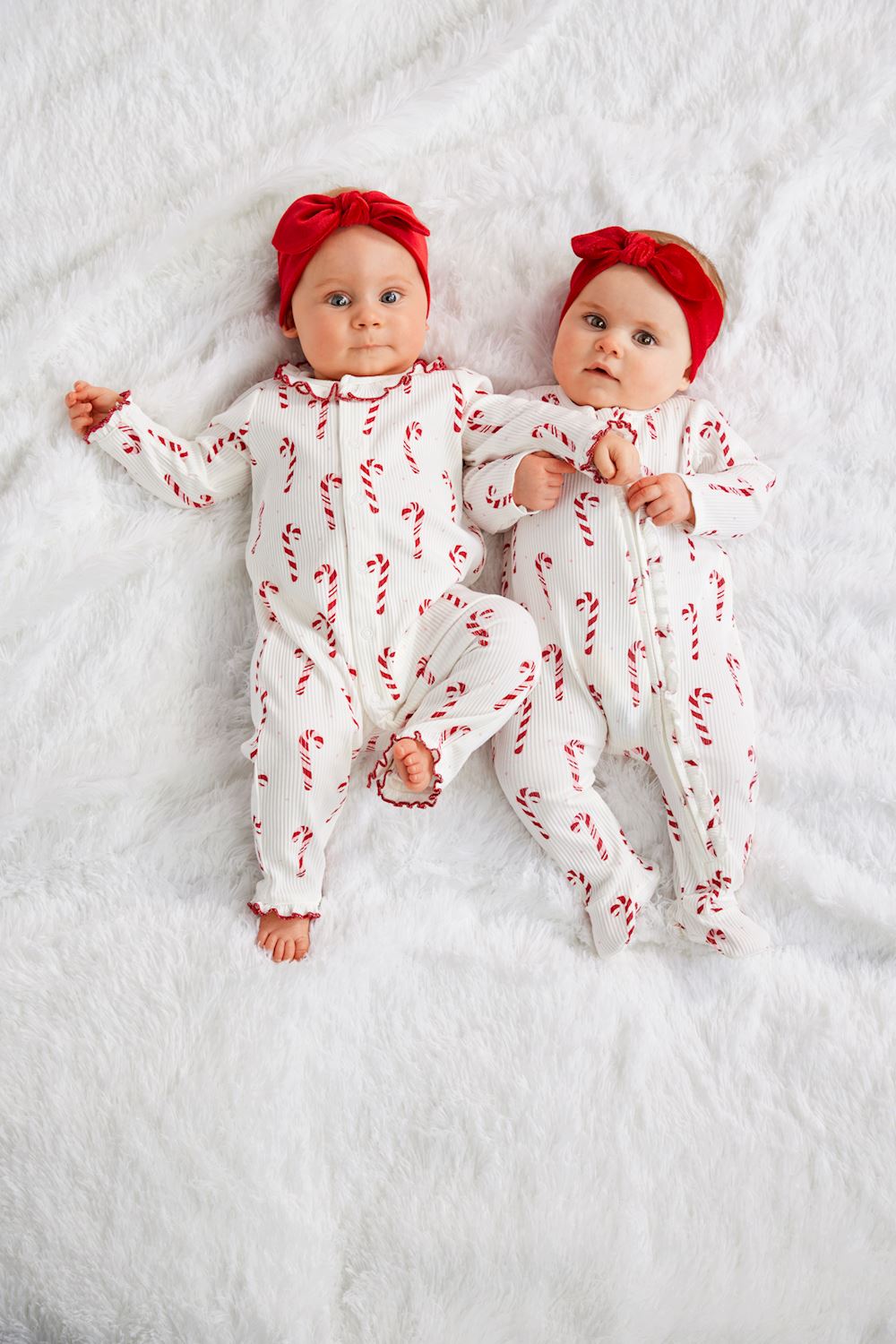 Candy Cane One-Piece & Headband Set