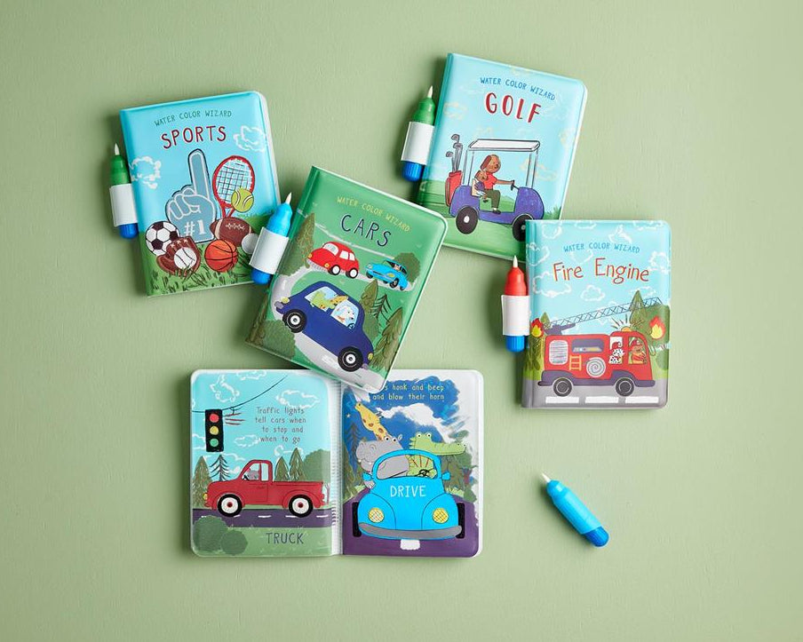 Boy Water Coloring Book