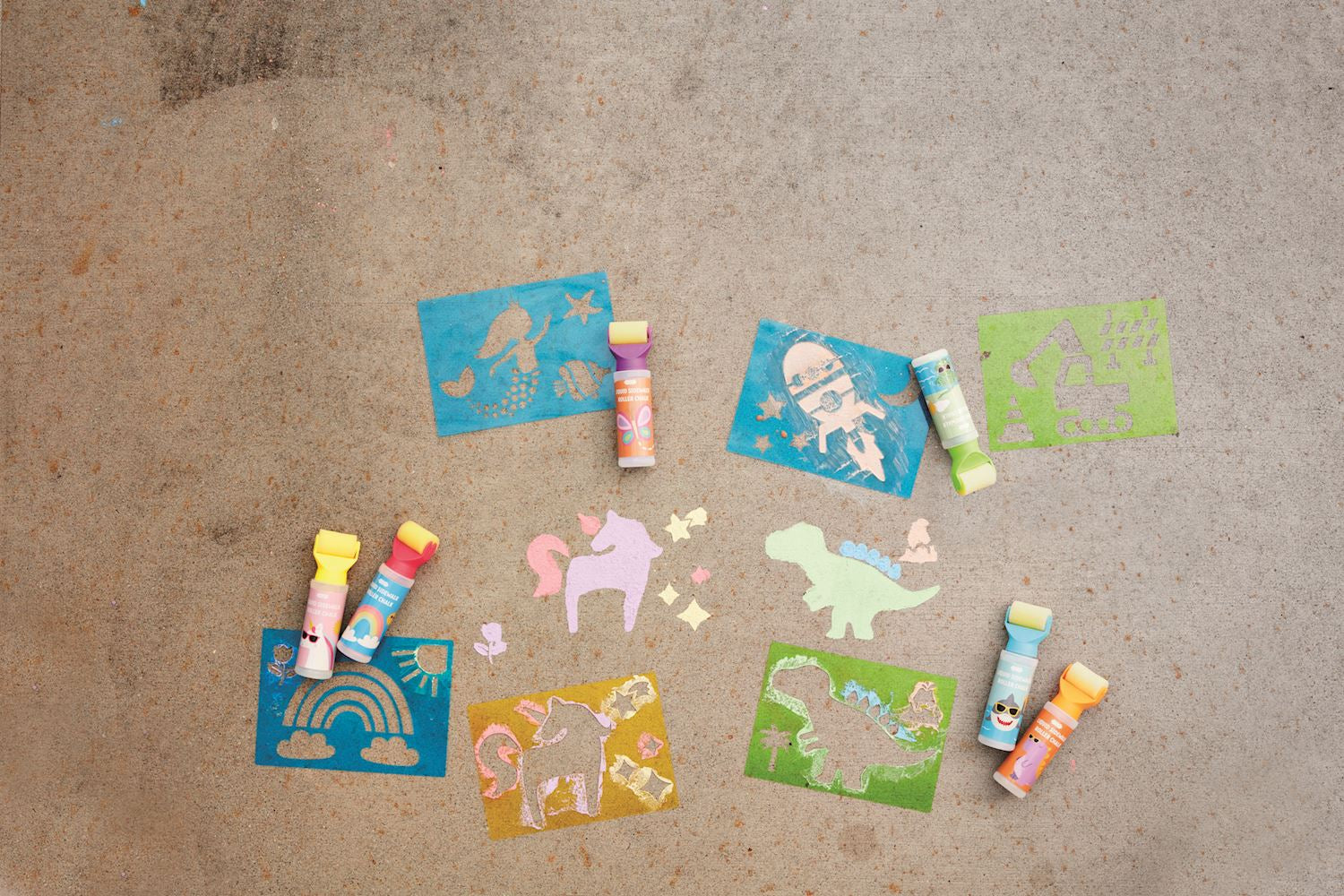 Girl Roller Chalk Set