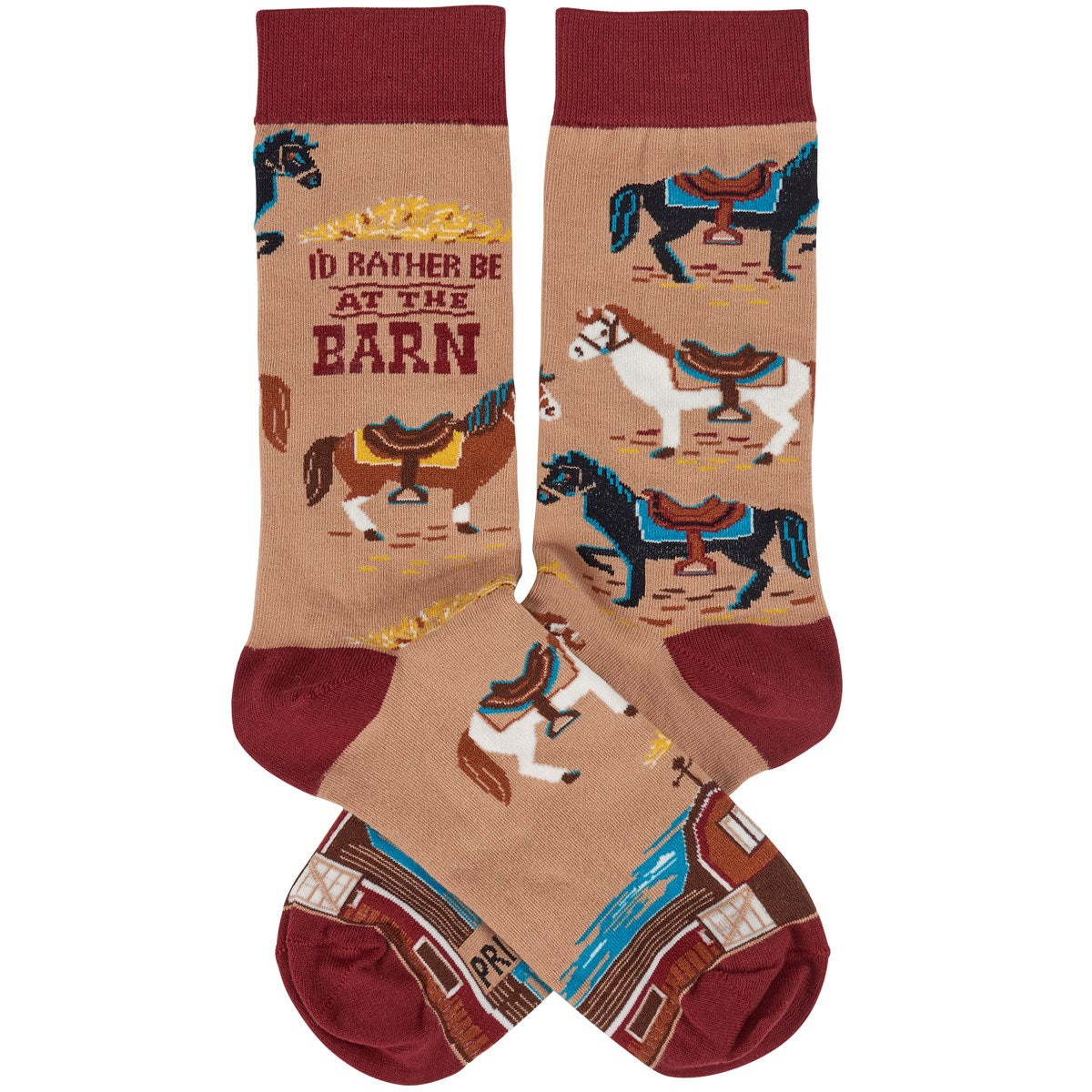 Be At The Barn Socks
