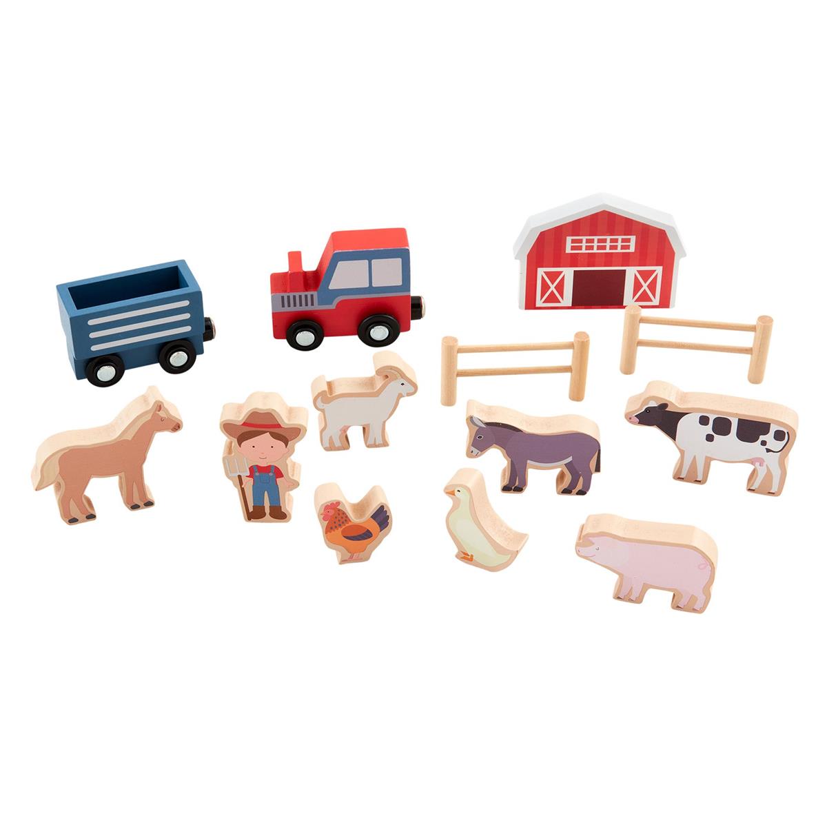 Horse Stable & Animal Farm Set