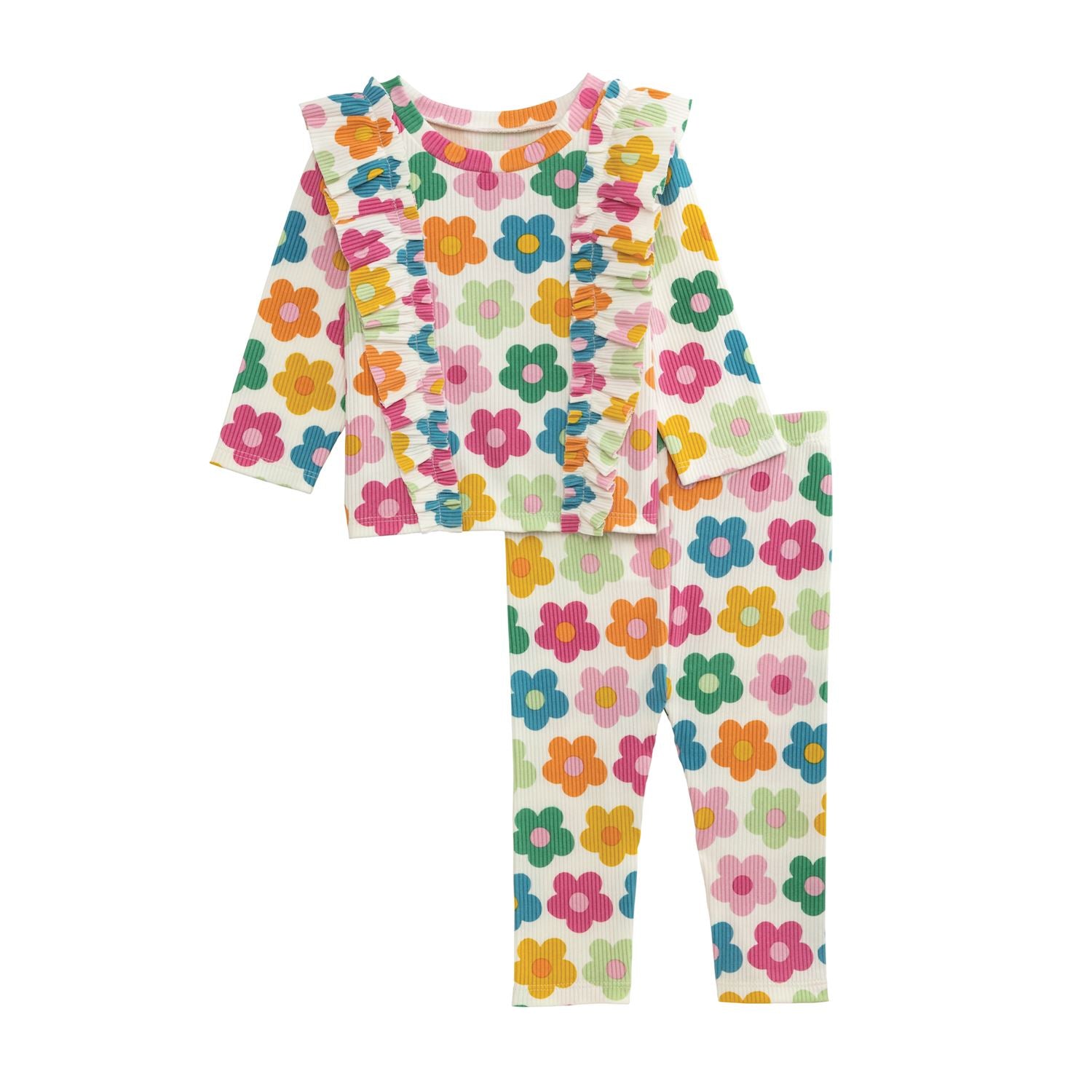 2pc Flower Power Pant Set