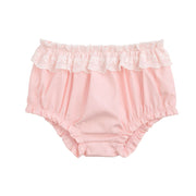 Eyelet Trim Bloomers Pink