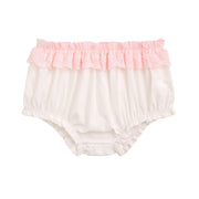 Eyelet Trim Bloomers White