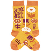 Y'all Need Jesus Socks