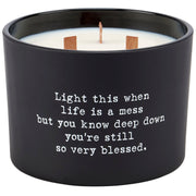 Blessed Poetry Candle