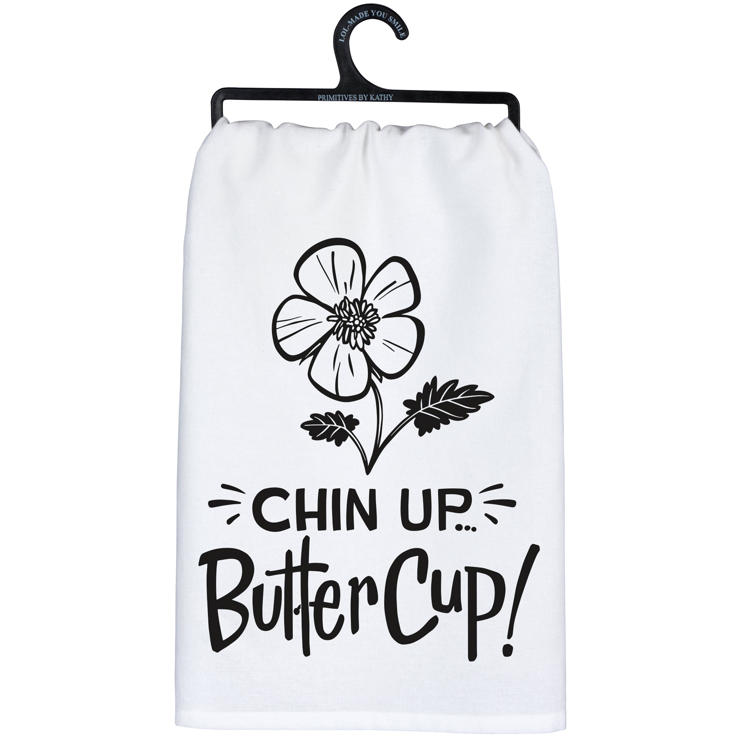 Chin Up ButterCup Kitchen Towel