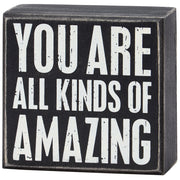 All Kinds Of Amazing Box Sign