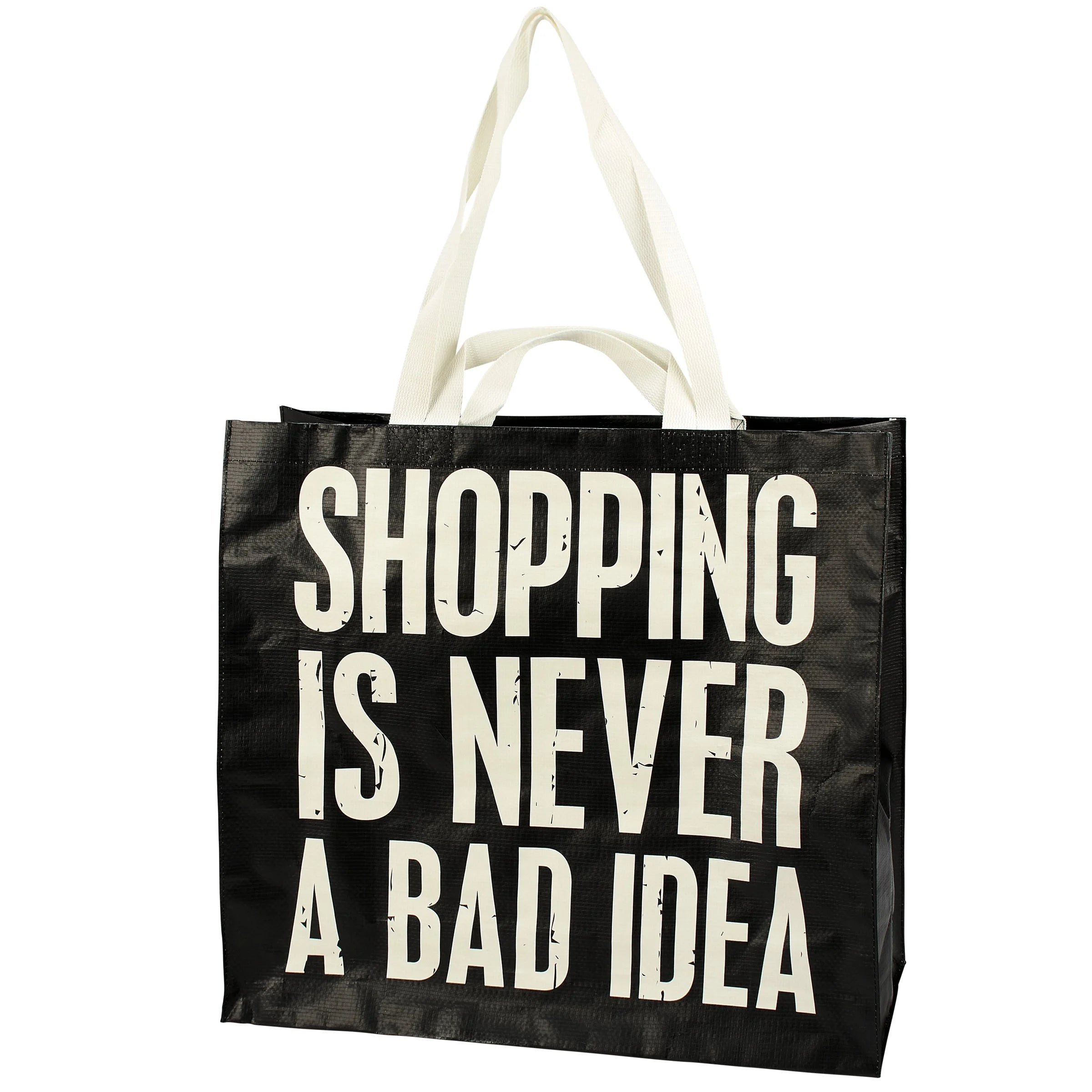 Shopping Never Bad Idea Shopping Tote