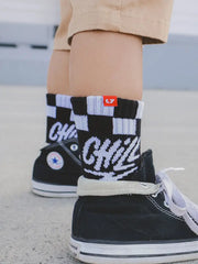 Chill Crew Socks - Black